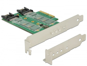 DeLock 3x M.2 bővítő kártya PCI-E (89518)